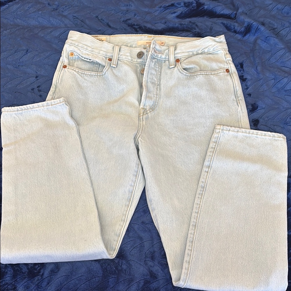 Levi's Light Blue Straight Leg Jeans